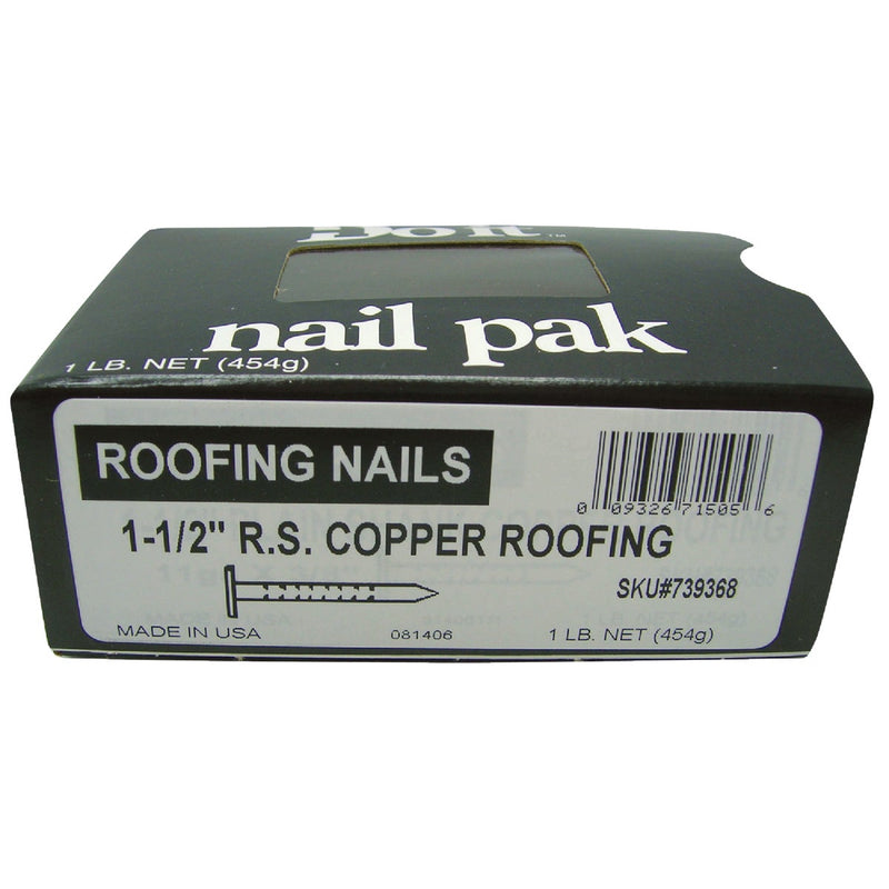 Do it 1-1/2 In. 11 ga Copper Roofing Nails (155 Ct., 1 Lb.)