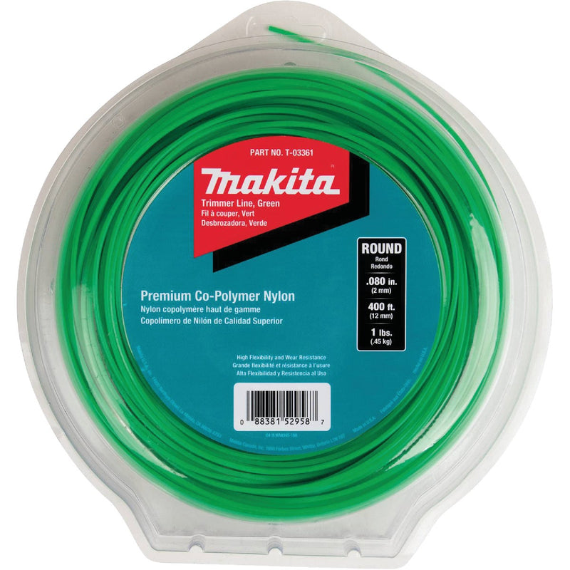 Makita 0.080 In. x 400 Ft. Round Trimmer Line