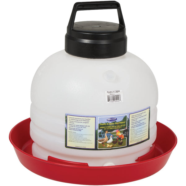 Farm-Tuff 3 Gal. Poly Top Fill Poultry Fountain