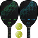 Franklin Activator Wooden Pickleball Paddle & Ball Set (4-Piece)