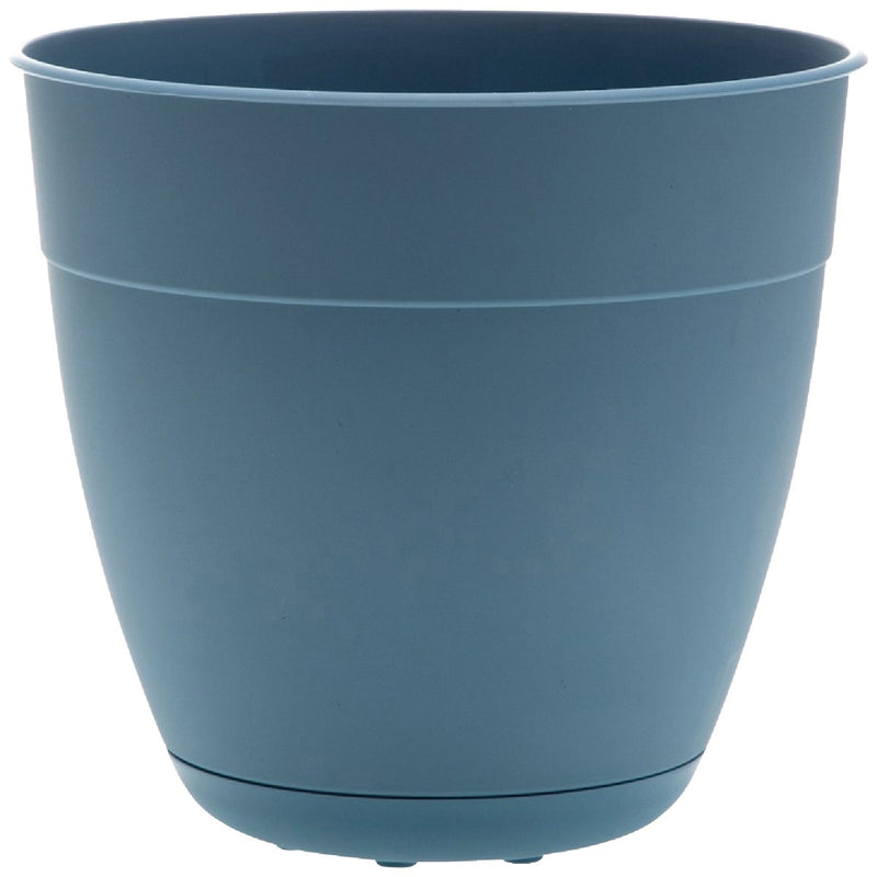 Bloem Ocean Series Dayton 18.2 In. H. x 20 In. Dia. Recycled Ocean Plastic Ocean Blue Planter