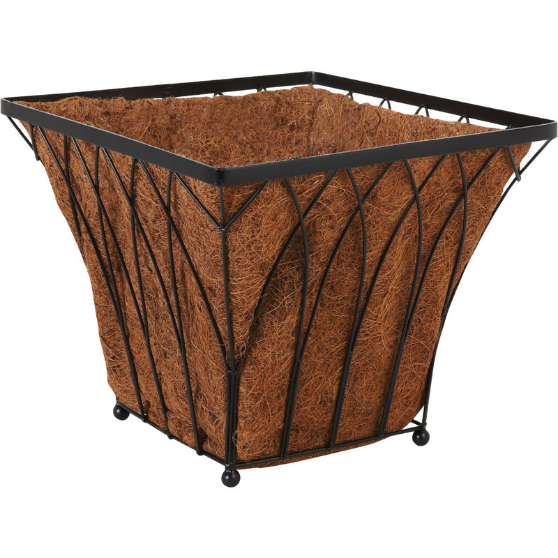 Best Garden 14 In. Steel Rod Black Planter