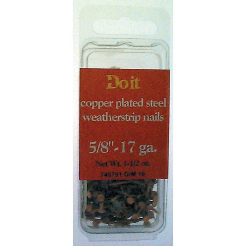 Hillman Anchor Wire 3/4 In. 17 ga Copper Plated Weatherstrip Specialty Nails (167 Ct.)