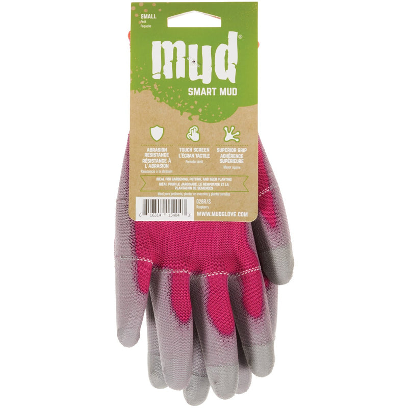 Smart Mud Women's Small Polyester Raspberry Garden Glove