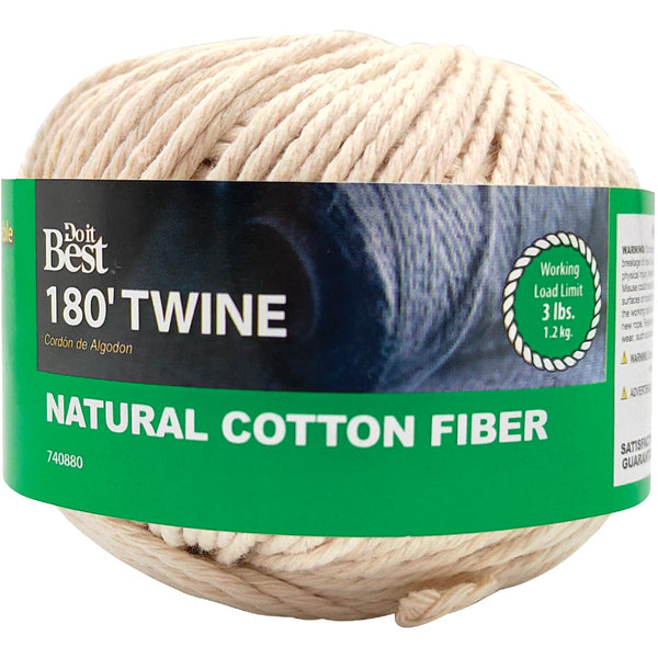 Do it Best #21 x 180 Ft. Natural Cotton Twine