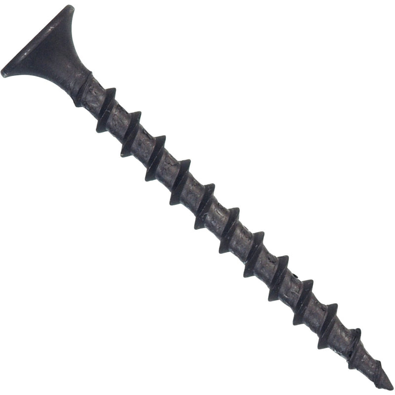 Hillman The Fasteneer Center #6 x 1-5/8 In. Phillips Coarse Thread Black Phosphate Drywall Screw (100 Ct.)