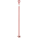 Midwest Air Tech 4 In. x 40 In. Red Steel Screw-In Earth Anchor