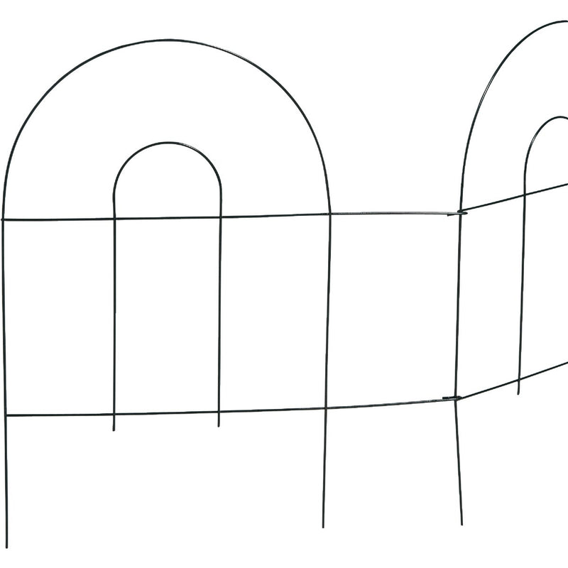 Best Garden 8 Ft. Powder-Coated Green Wire Folding Fence