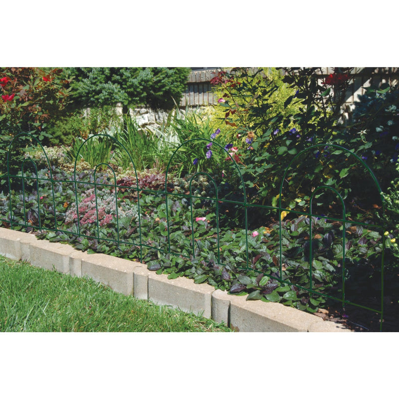 Best Garden 8 Ft. Powder-Coated White Wire Folding Fence