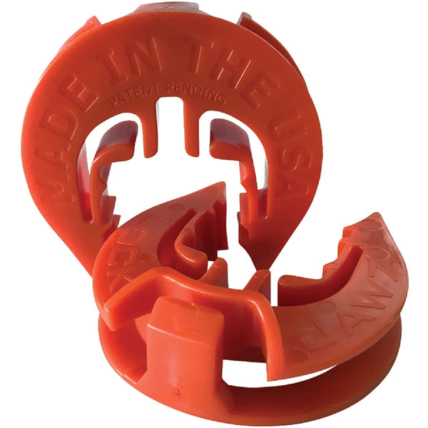 LockJawz Corner & In-Line Orange HDPE T-Post Electric Fence Insulator (25-Pack)