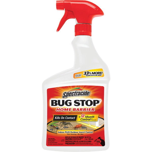 Spectracide Bug Stop Home Barrier 32 Oz. Ready To Use Trigger Spray Insect Killer