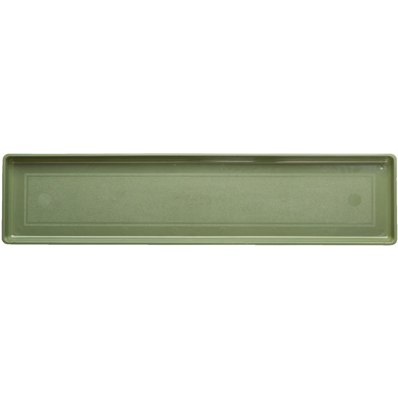 Novelty Countryside 30 In. Sage Plastic Flower Box Tray