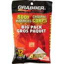 Grabber Disposable Adhesive Body Warmer (8-Pack)