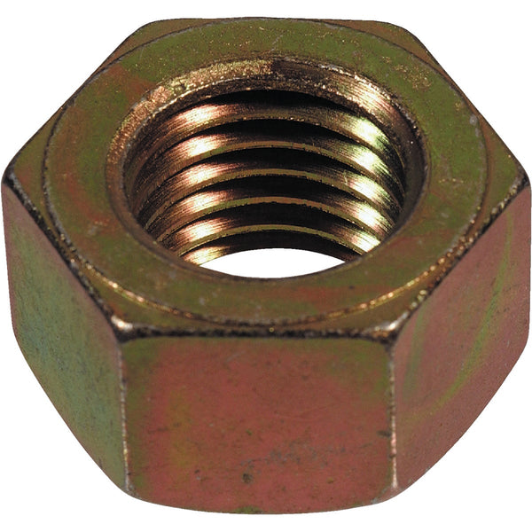 Hillman 1/2 In. 13 tpi Grade 8 Yellow Dichromate Hex Nuts (50 Ct.)