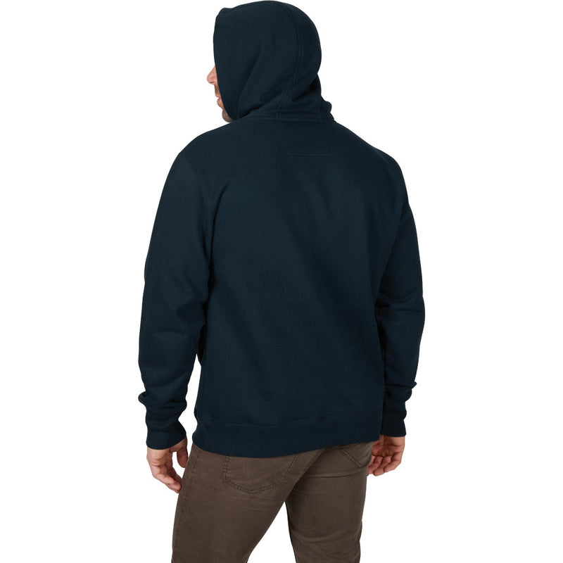 Milwaukee XL Navy Blue Heavy-Duty Pullover Hooded Sweatshirt
