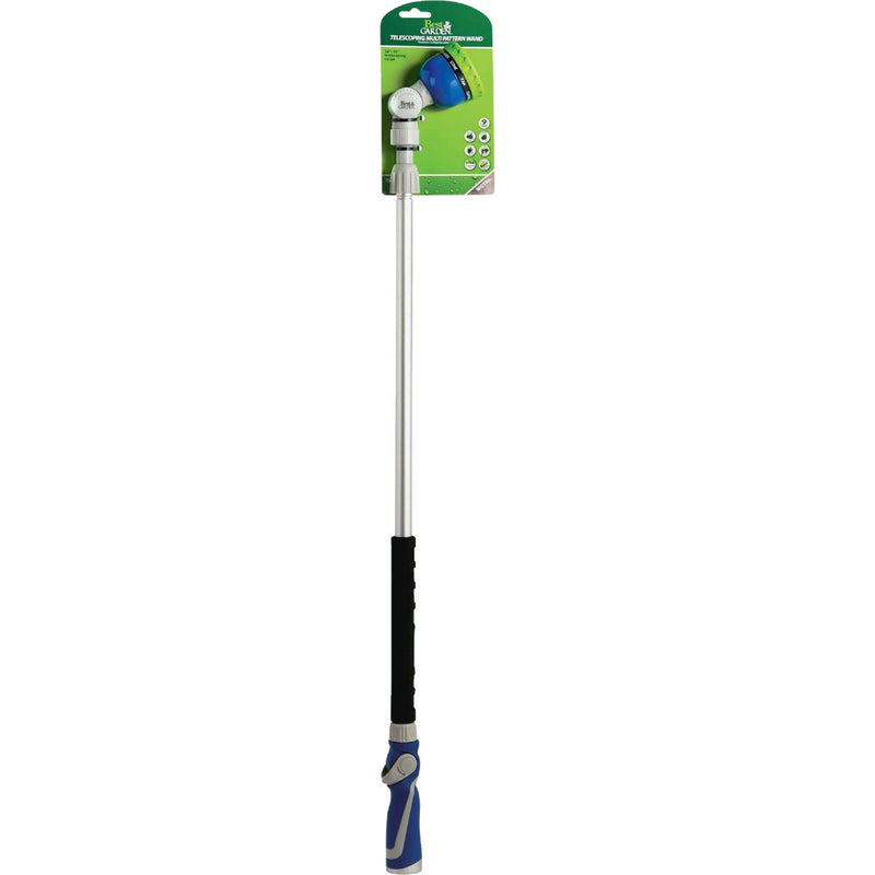 Best Garden 34 In. to 55 In. 9-Pattern Telescoping Water Wand, Blue & Gray