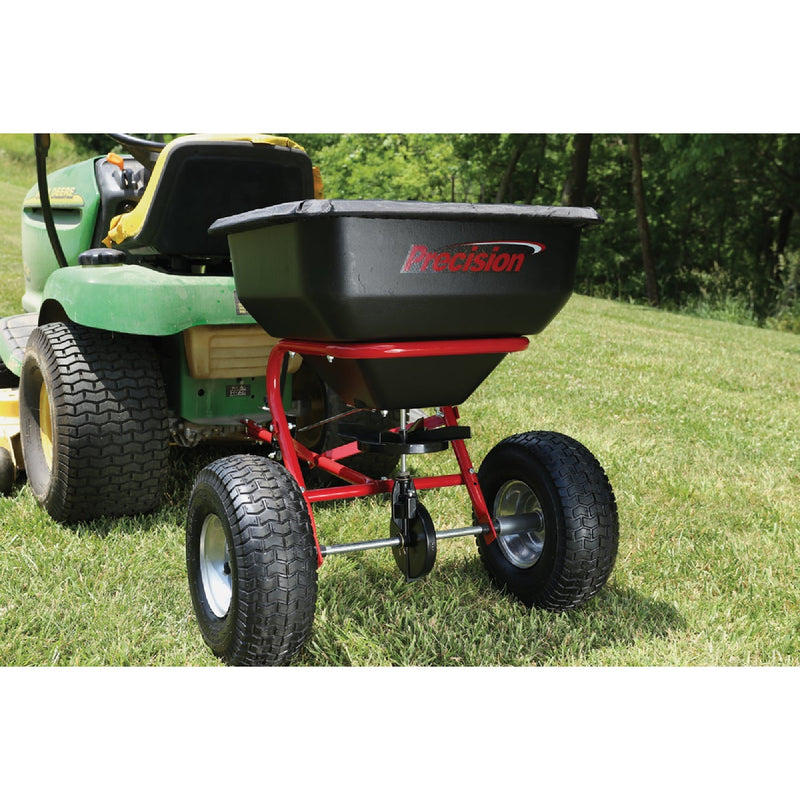 Precision Direct Drive 130 Lb. Tow Broadcast Spreader with Cover