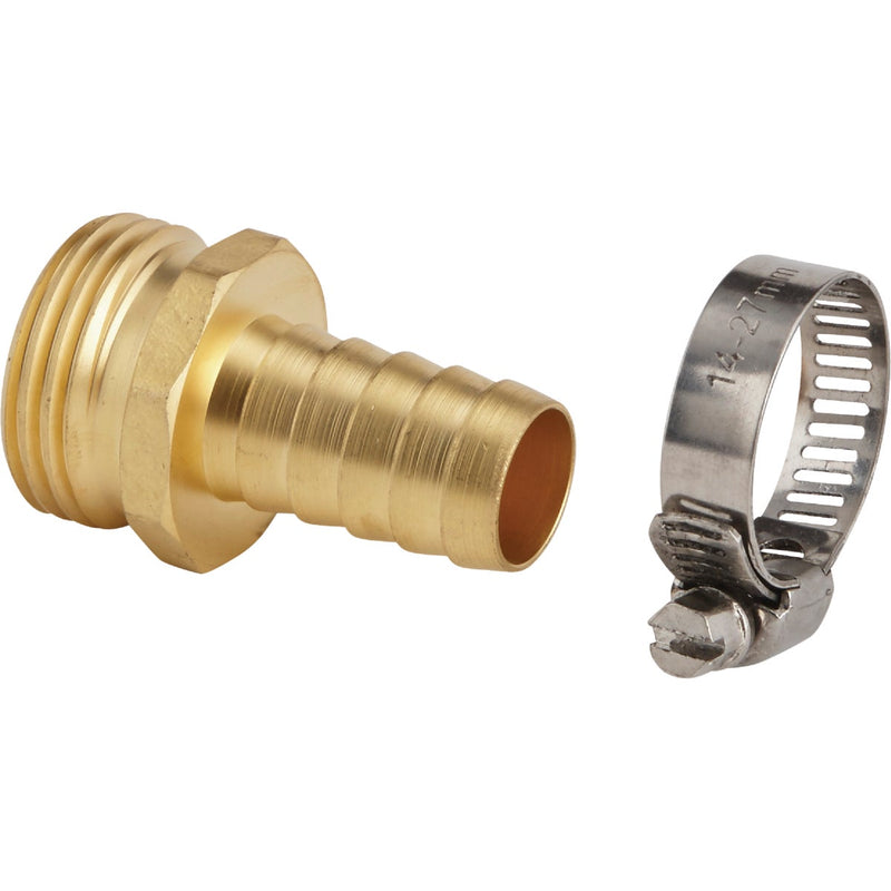 Best Garden 5/8 In. Male Brass Hose End Repair Hose Coupling