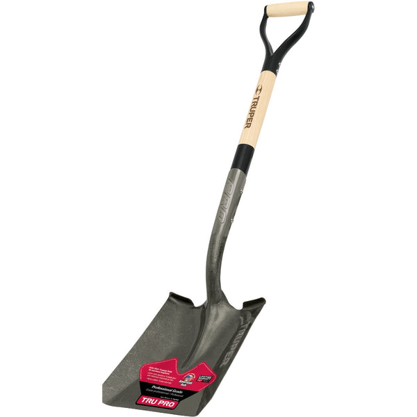 Truper Tru Pro 30 In. Wood D-Handle Square Point Shovel