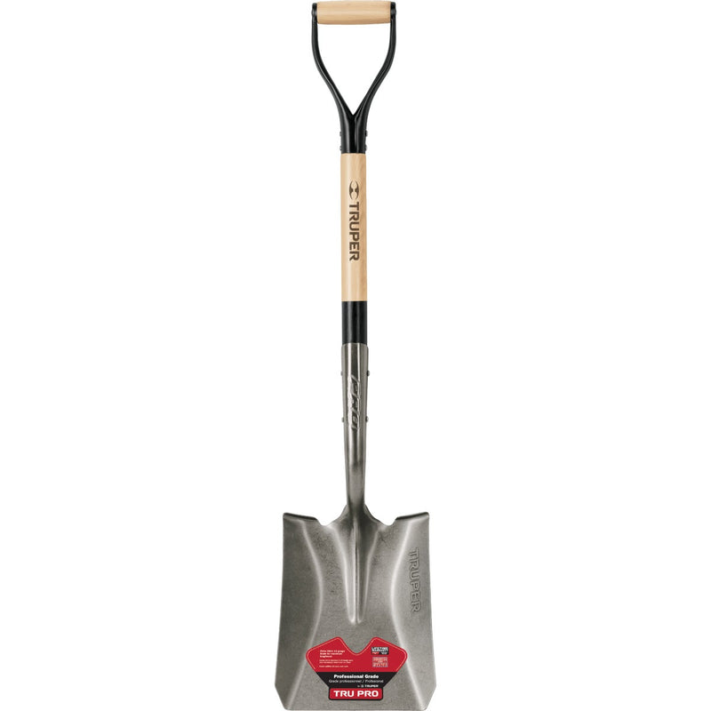 Truper Tru Pro 30 In. Wood D-Handle Square Point Shovel