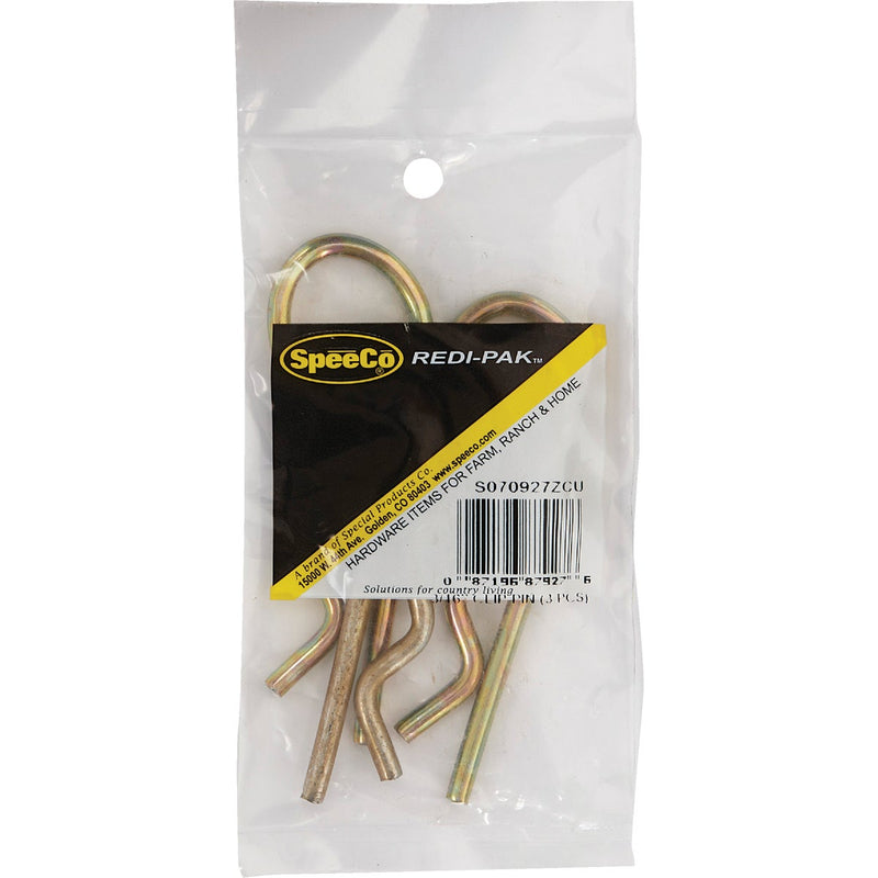 Koch 3/16 In. x 3/4 In. Yellow Zinc Dichromate-Plated Hitch Pin Clip (5-Pack)