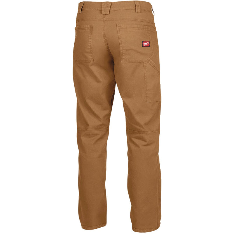 Milwaukee Flex Khaki 36 x 30 Heavy-Duty Work Pants