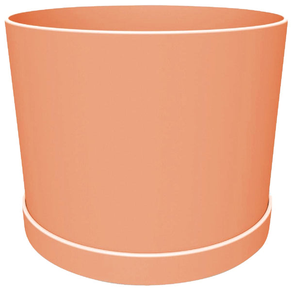 Bloem Mathers Collection 8 In. Muted Terra Cotta Plastic Planter