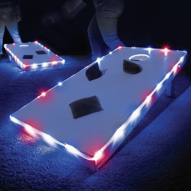 Tossbrightz 26 Ft. Patriotic LED Cornhole Lighting Kit