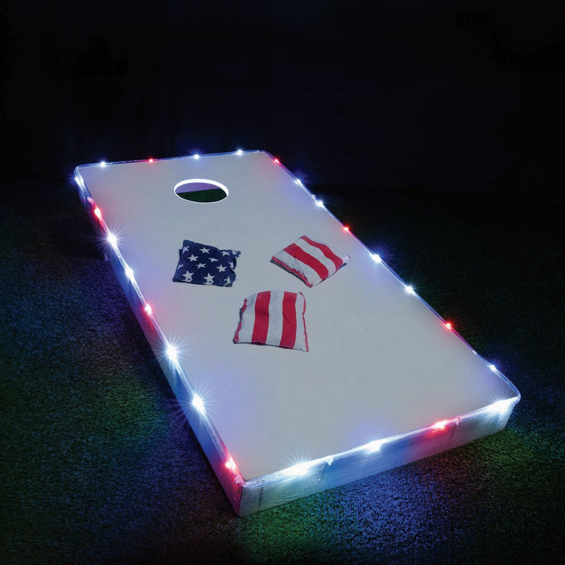 Tossbrightz 26 Ft. Patriotic LED Cornhole Lighting Kit