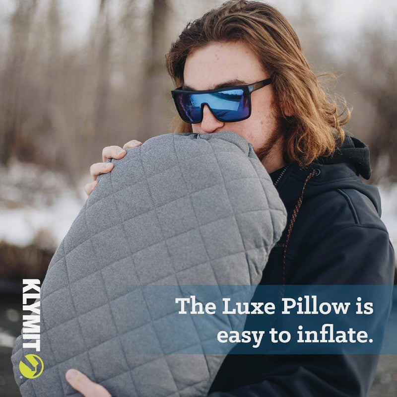 Klymit Luxe Gray Camping Pillow