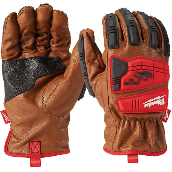 Milwaukee Impact Cut Level 3 Unisex Medium Goatskin Leather Work Gloves