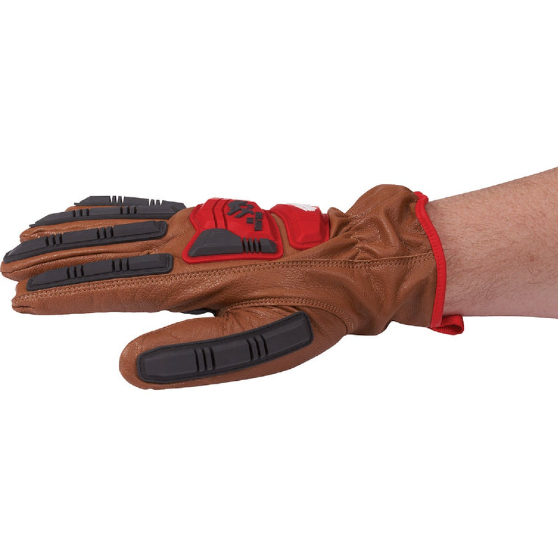 Milwaukee Impact Cut Level 3 Unisex Medium Goatskin Leather Work Gloves