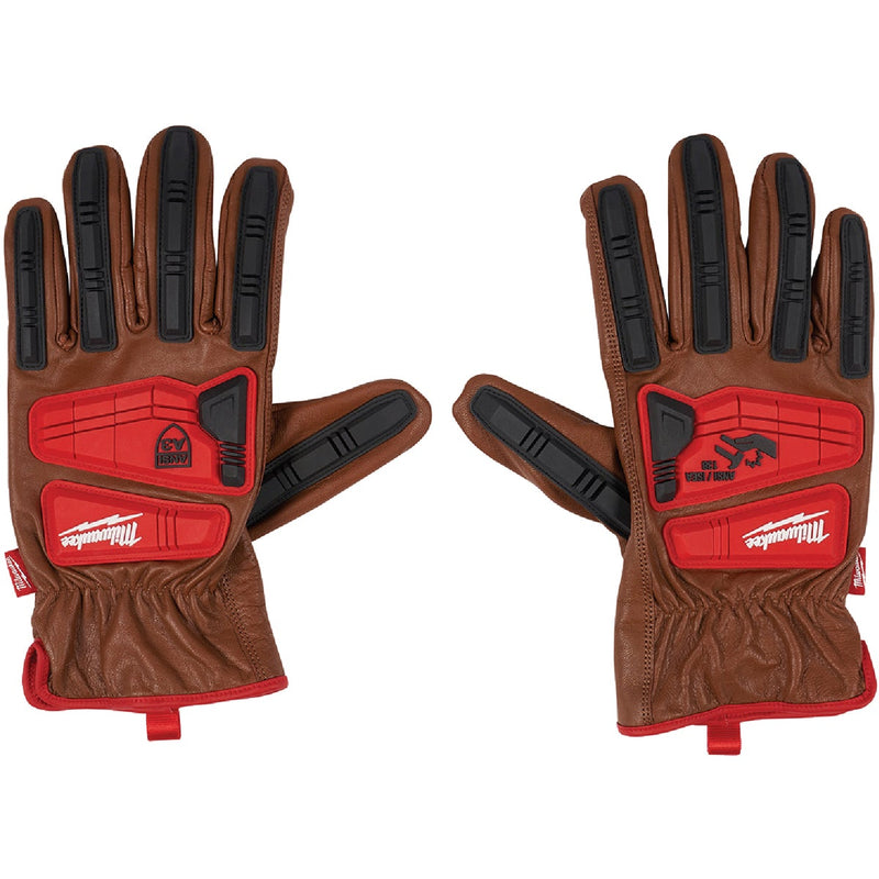 Milwaukee Impact Cut Level 3 Unisex Medium Goatskin Leather Work Gloves