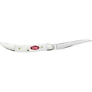 Case SparXX 2.25 In. Standard Jig White Synthetic Small Texas Toothpick Pocket Knife