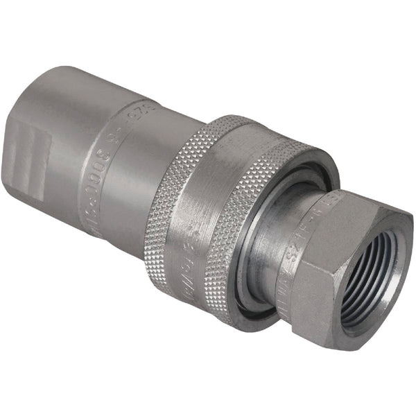 Apache 1/2 In. FNPT Steel Zinc-Plated Hydraulic Hose Coupler