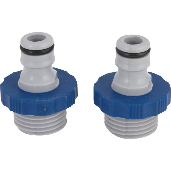 Best Garden Male Poly Quick Connect Connector Set (2-Pack)