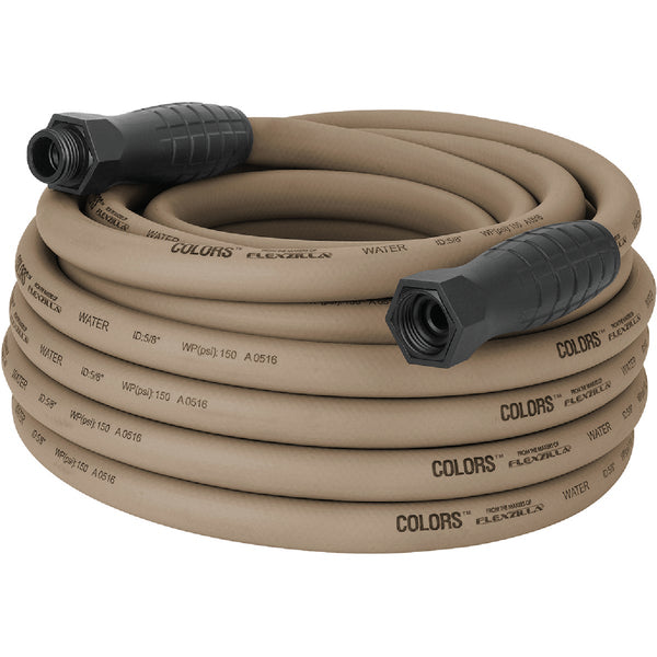 Flexzilla Colors 5/8 In. Dia. x 50 Ft. L. Drinking Water Safe Garden Hose with SwivelGrip Connections