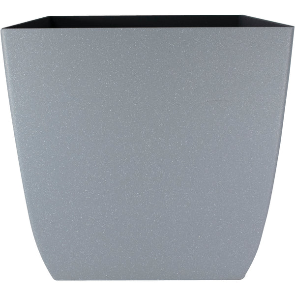 Myers Santa Fe 12 In. Pebble Gray Square Planter