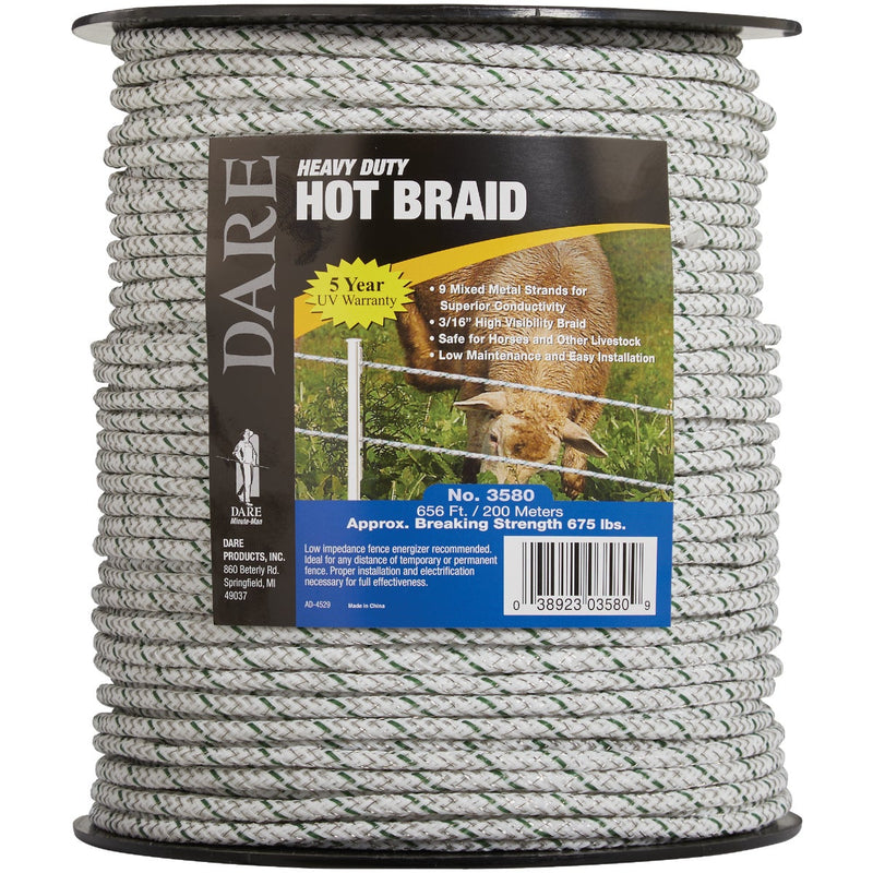 Dare 3/16 In. x 656 Ft. Hot Braid Poly Rope