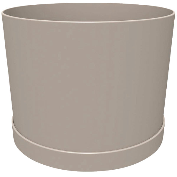 Bloem Mathers Collection 8 In. Pebble Stone Plastic Planter