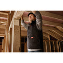 Milwaukee Unisex Large Brown Sherpa Lined Canvas Heavy-Duty Vest