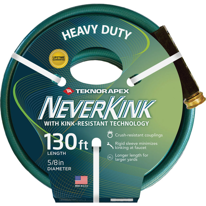 Teknor Apex Neverkink 5/8 In. Dia. x 130 Ft. L. Heavy-Duty Garden Hose