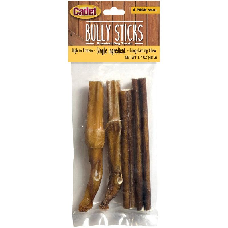 Cadet Bully Sticks Small Dog Treat (4-Pack)