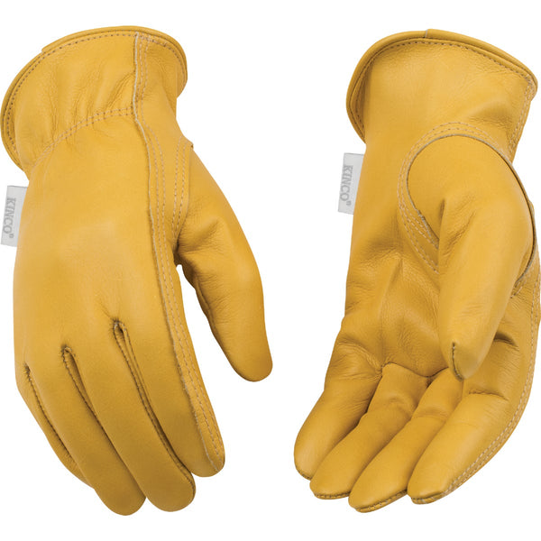 Kinco Women's Medium Tan Cowhide Driver Work Glove