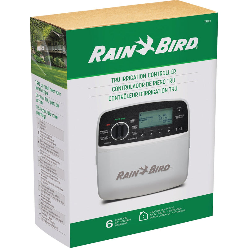 Rain Bird TRU 6-Station Indoor Plug-in Irrigation Controller