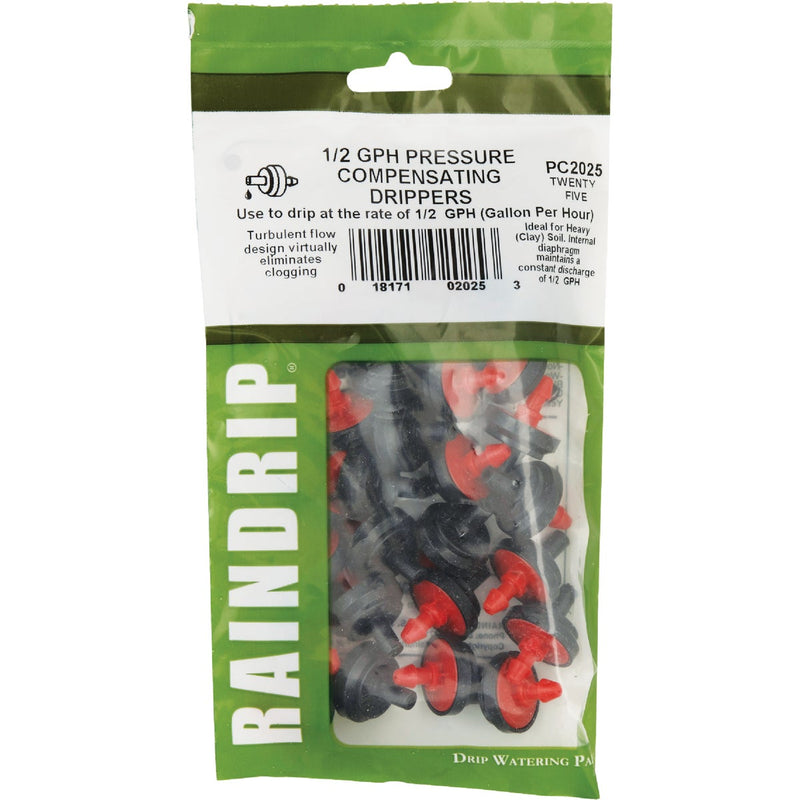 Raindrip 1/2 GPH On-Line Dripper (25-Pack)