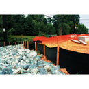 Tenax 3 Ft. H. x 100 Ft. L. Preassembled Black Woven Geotextile Silt Fence