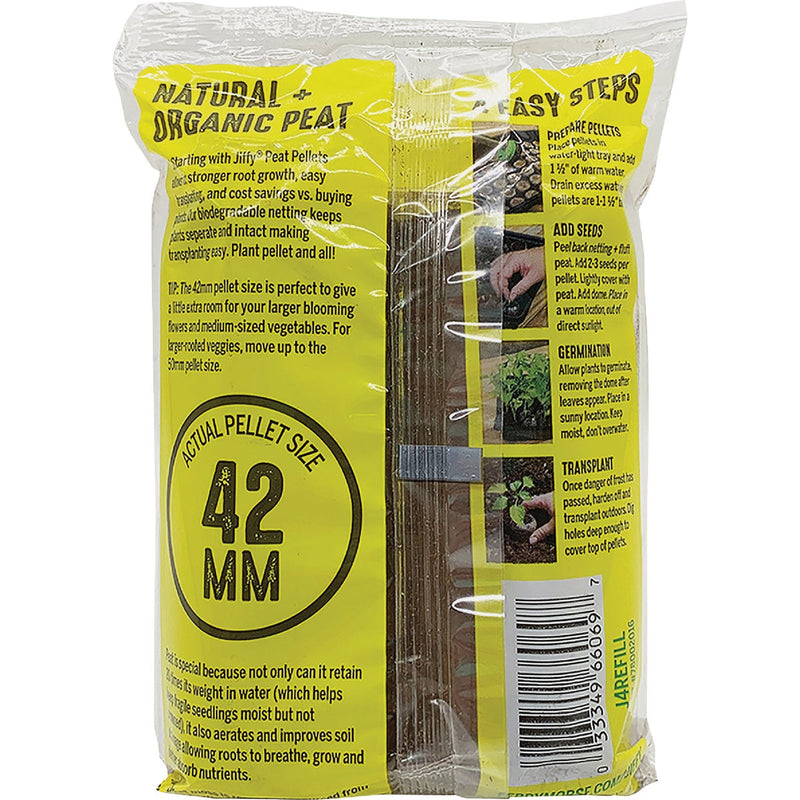 Jiffy Compressed Peat Pot Pellets (25-Pack)