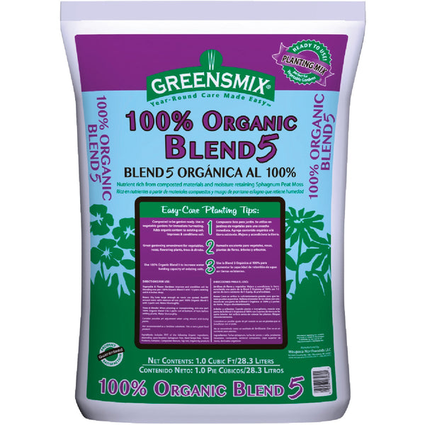 Greensmix 1 Cu. Ft. 30 Lb. Organic Lawn & Garden Compost