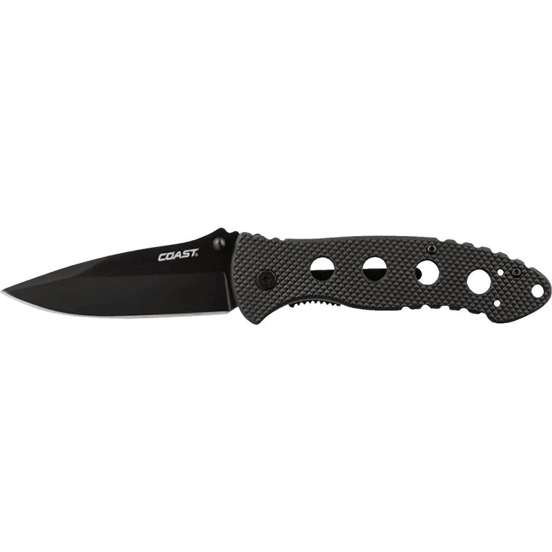 Coast DX340 3.5 In. Stainless Steel Double Lock Folding Knife